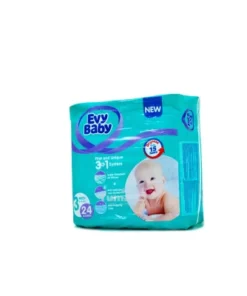 EvyBaby Diapers MIDI No.3 ( 5-9kg ) 24pcs
