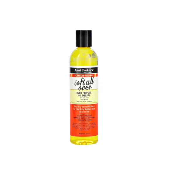 Aunt Jackie's Flaxseed Recipes soft all over Multi-Purpose Oil Therapy 237ml