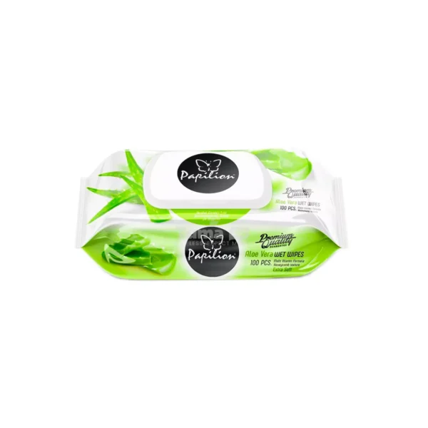 Papilion Premium Quality Aloe Vera Wet Wipes 100pcs