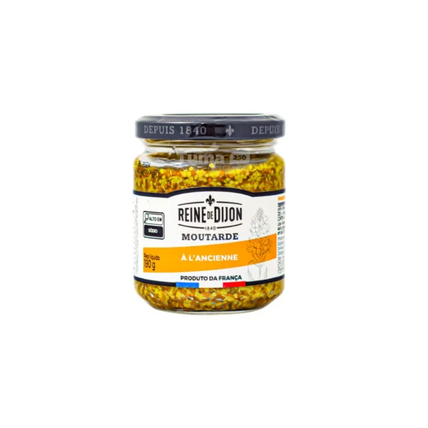 Reine de Dijon Old-Fashioned Wholegrain Mustard 190g