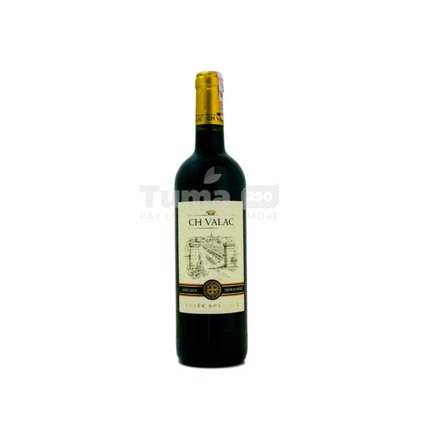 Medium Sweet Red Wine / Vin Rouge Ch Valac 12.5% Alc.Vol 75cl