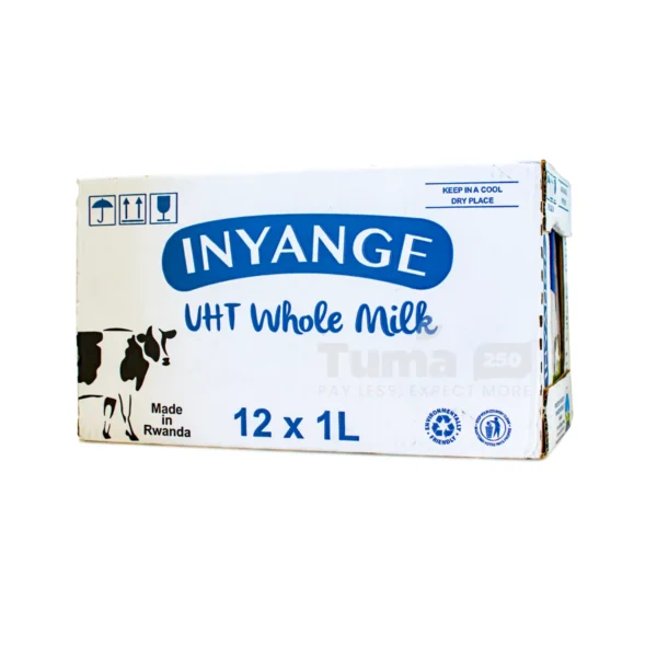 Inyange Whole Milk 1L Box of 12 Pieces