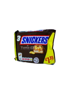 Snickers Chocolate Bar pack of 3pcs x 41.4g (125g)