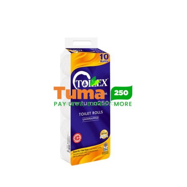 Toilex Unwarepped Premium Toilet Paper -10rolls