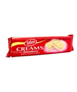 Tiffany Strawberry Flavoured Cream Biscuit 84g