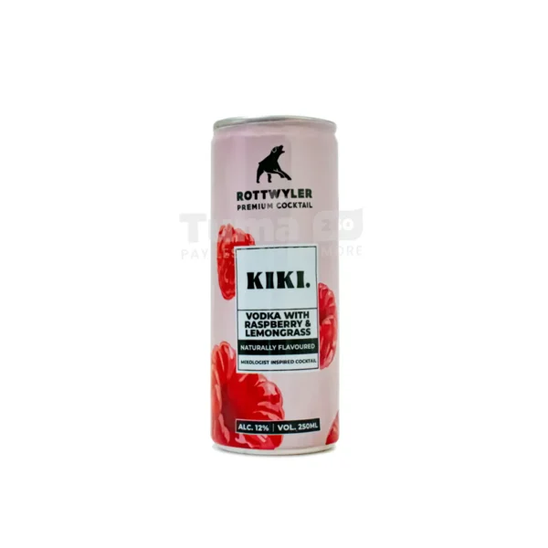 Rottwyler KIKI Premium Cocktail Vodka With Raspberry &Lemongrass 250ml (12%vol)