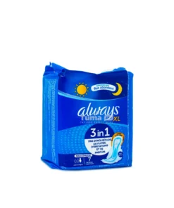 Always Blue 3in1 Maxi Thick Extra-long Sanitary Single pads 7Pcs