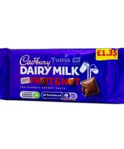 Cadbury Dairy Milk Fruit & Nut Chocolate Bar -95g