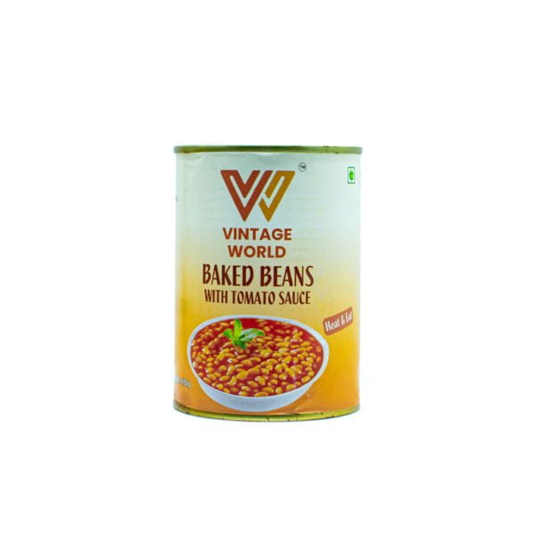 Vintage World Baked Beans With Tomato Sauce 415g