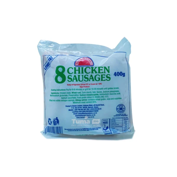 Farmer's Choice Ordinary Chicken Sausages (8pcs = 400g)