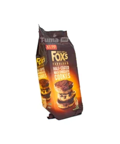 Fox's Fabulous Half Coated Milk Chocolate Cookies 175g