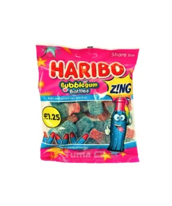 Haribo Bubblegum Bottles Zing 160g