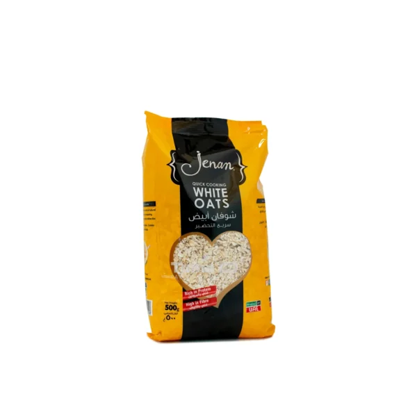 Jenan Quick Cooking White Oats Sachet -500g