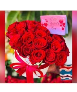 Bouquet of Flowers with Circle box