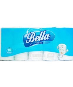 Bella White Toilet Paper -10rolls