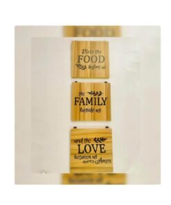 Saye Company Ltd Warm Needs Three Piece Frame Board Decor - 30/30cm