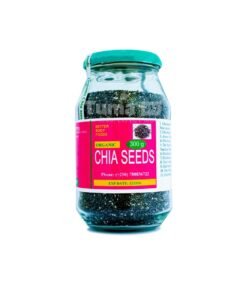 Organic Chia Seeds In Glass Jar - 300g