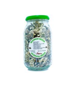 Bio Moringa Seeds In Glass Jar