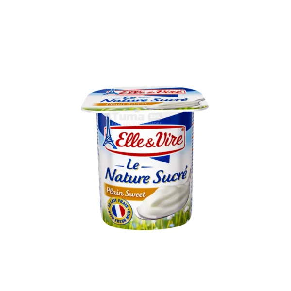 Elle & Vire Plain Sweet Yoghurt 125g