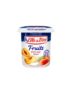 Elle & Vire Peach Fruit Yoghurt 125g