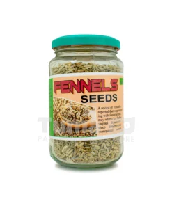 Fennel Seeds In Glass Jar