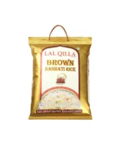 Lal Qilla Brown Basmati Rice is a premium, whole-grain rice known for its rich aroma and nutty flavor. It retains the bran layer, providing extra fiber and nutrients. Perfect for health-conscious individuals seeking both taste and nutrition in their meals.