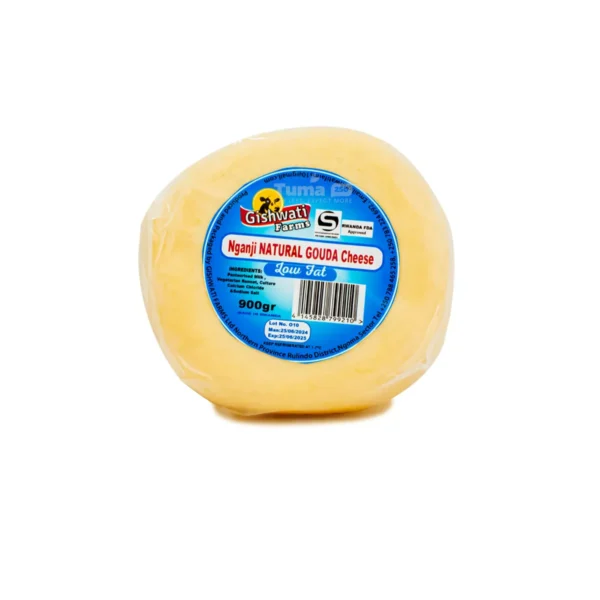 Gishwati Nganji Natural Gouda Cheese(Low Fat) -900g