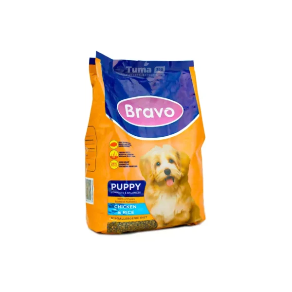 Bravo Chicken And Rice Flavour Puppy Food