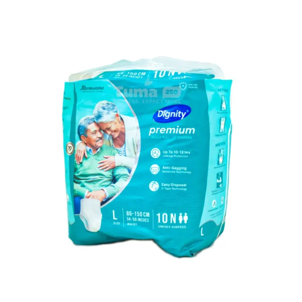 Dignity Premium Pull Up Adult Diapers(L) -10pcs