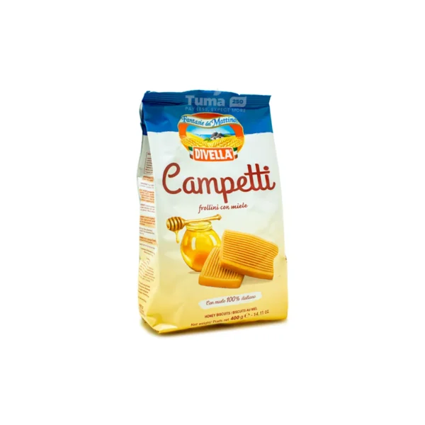 Divella Campetti With Honey Biscuit 400g