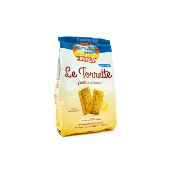 Divella Le Torrette Butter Biscuit 350g