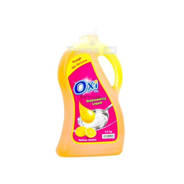 Oxi Yellow Lemon Dishwashing Liquid -2.5kg