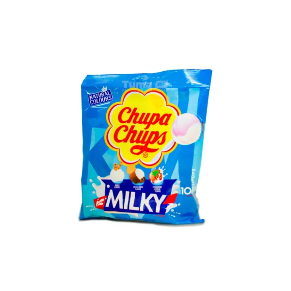 Chupa Chups Milky Lollipop(12pcs) -110g