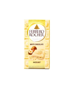 Ferrero Rocher White Chocolate With Hazelnut Bar 90g
