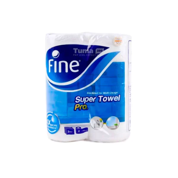 Fine Super Towel Pro(3ply) -2rolls