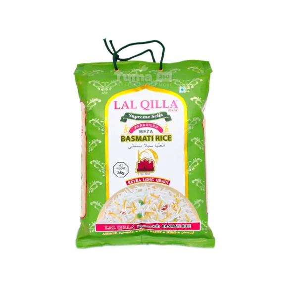 Lal Qilla Supreme Sella Extra Long Grain Basmati Rice -5kg