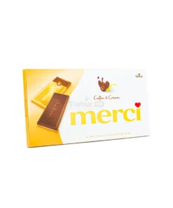 Merci Coffee & Cream Chocolate Bar 100g