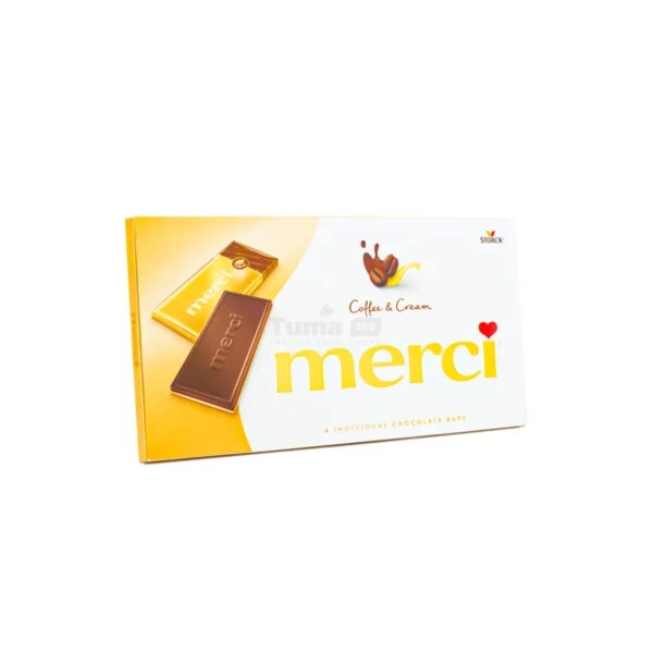 Merci Coffee & Cream Chocolate Bar 100g