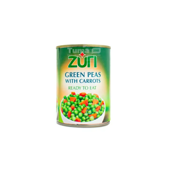 Zuri Green Peas With Carrots 400g