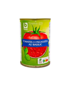 Boni Sliced Tomatoes With Basilic Tomate Concassee au Basilic) 400g