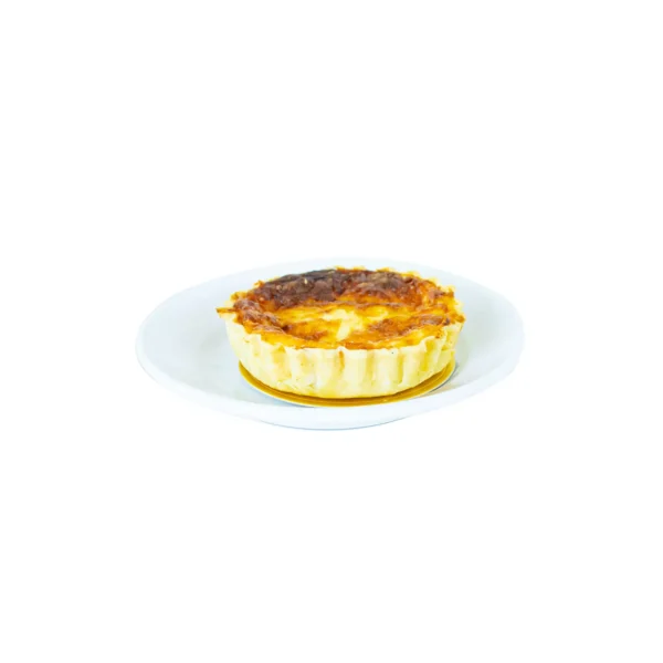 Indulge in the deliciousness of Tuna Quiche (Quiche aux thon) Small Cake. A savory treat that's perfect for any occasion. Try it today!