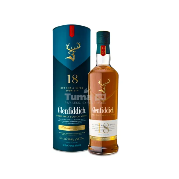 Glenfiddich 18 Year Old Single Malt Scotch Whisky(40%vol) -1L