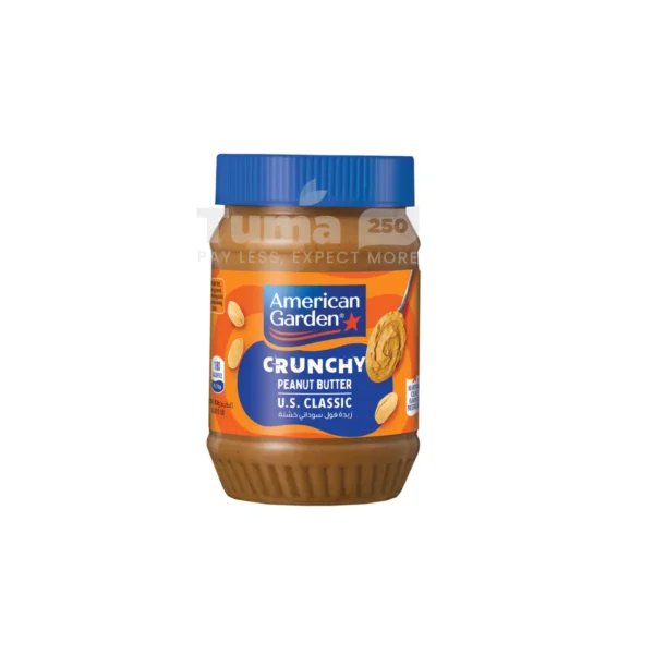 American Garden Crunchy Peanut Butter 454g