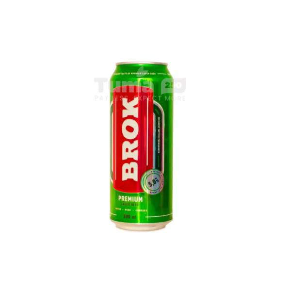 Brok Premium Lager Beer(5.0%vol) -500ml