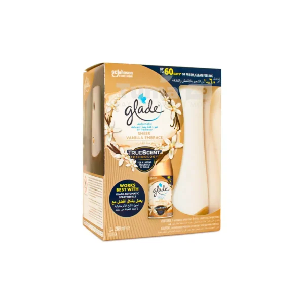 Glade Sheer Vanilla Embrace Automatic Spray Air Freshener Refill -269ml