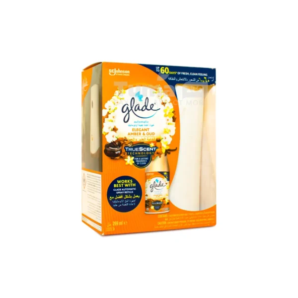 Glade Elegant Amber & Oud Automatic Spray Air Freshener Refill -269ml