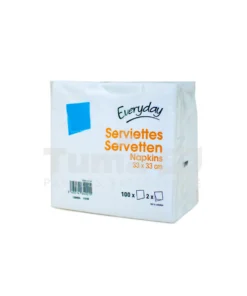 Everyday White Serviettes -100pcs