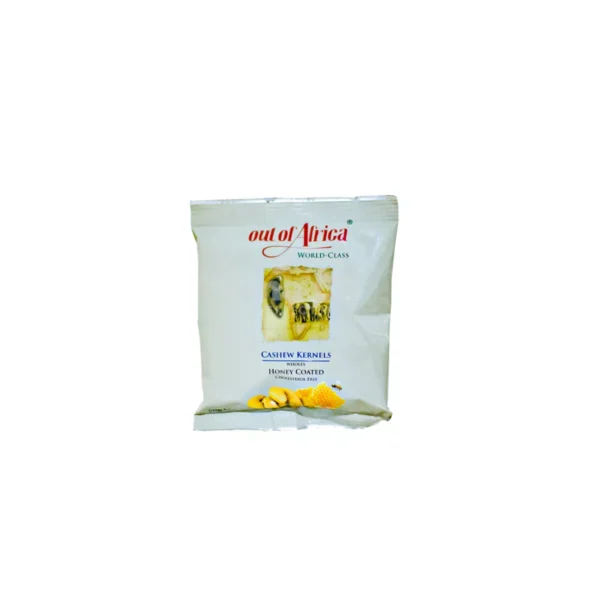 Out of Africa World Honey Coated Cashew Kernels 50g