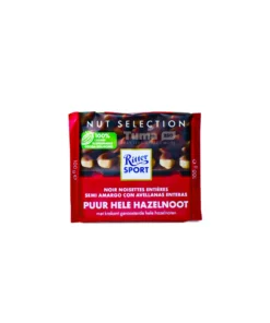 Ritter Sport Dark Whole Hazelnut Chocolate Bar 100g