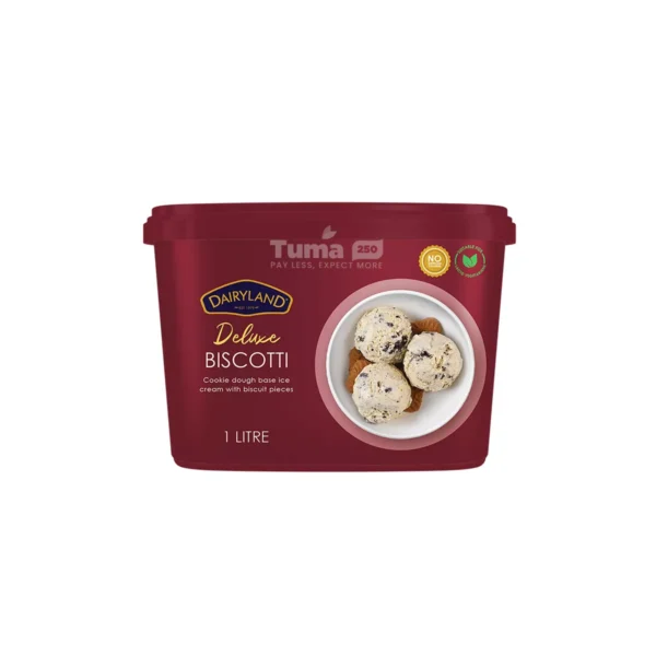 Dairyland Deluxe Biscotti Ice Cream 1L